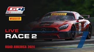 LIVE | Race 2 | Road America | Pirelli GT4 America 2024