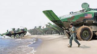 Testing US Marines Brand New Amphibious Combat Vehicles for the First Time