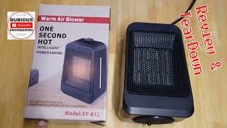 DuB-EnG: Cheap Chinese 600w and 1200w Fan Heater - £20 on Amazon GOKINGE XY-612 Review and TearDown