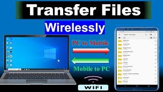 How to Transfer Data from Mobile to Laptop Wirelessly