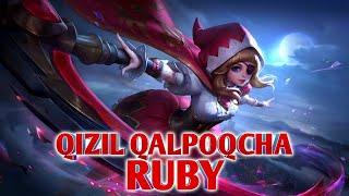 QIZIL QALPOQCHA RUBY | MOBILE LEGENDS BANG BANG | O'ZBEKCHA LETS PLAY