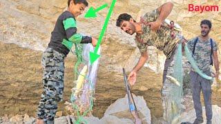 Very interesting fishing and the complete story of Jahanbakhsh and Hossein in the Khorsan River