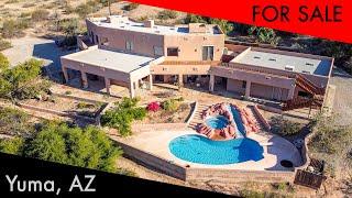 Inside a ONE OF A KIND Luxury Home in Yuma with Amazing Farm & Mountain Views!