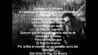 EL RAP ES GUERRA LOS ALDEANOS letra