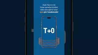 Halk Yatırım ile pay senetlerinizden elde edeceğiniz tutar aynı gün hesabınızda!