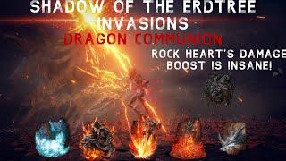 Elden Ring DLC PvP Invasions - Rock Heart Dragon Communion Build