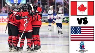 CANADA vs USA GOLD MEDAL GAME HIGHLIGHTS | IIHF U18 Women's World Championship 2025