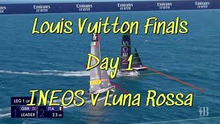 37th America's Cup Louis Vuitton Finals Day 1 INEOS Britannia v Luna Rossa Prada Pirelli. Sir James