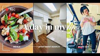  Single Mom of 3 day in the life / apartment search / workout with me / work routine