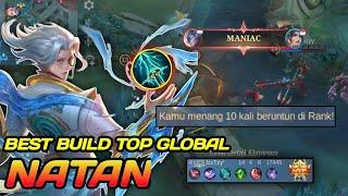 BEST BUILD NATAN 2025 - GAMEPLAY NATAN TIDAL LORD - BUILD AND EMBLEM NATAN TOP GLOBAL - MLBB