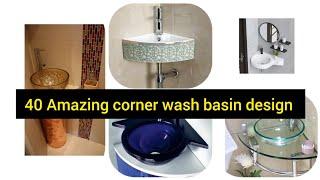 40 Amazing corner wash basin design ideas for small area