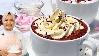 5 minute RICH HOT CHOCOLATE recipe! So creamy & decadent