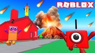 Numberblocks Natural Disaster Survival [NEW MAPS] - PART 3 | Roblox