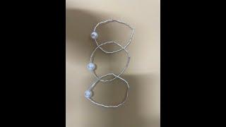 [DIY-23] 진주비즈팔찌 pearl beads bracelet
