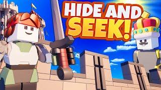 We Played Hide and Seek in a Lego Castle! (Brickadia Multiplayer)