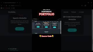 Responsive Portfolio Part 3 #webdesign #webdevelopment #html #css #javascript #frontend #portfolio