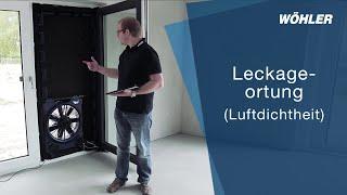 Leckageortung (Luftdichtheit)