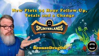 Splinterlands New Plots 24 Hour Follow-Up, Totals and a Change