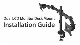 Dual LCD Monitor Desk Mount Installation Guide - PrimeCables