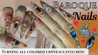 ⋆₊˚🪞baroque & renaissance vibes nail style — born pretty gel polishes ˚₊⋆