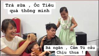 Bà Thúng Trà Sữa , Ốc Tiêu quá thông minh khiến cho bà Ngân , Thành Tuấn Thua cuộc khi chơi Đố Chữ