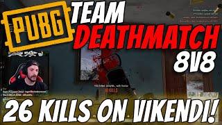 26 KILLS in TEAM DEATHMATCH on Vikendi?!? PUBG TDM 8v8 Madness!