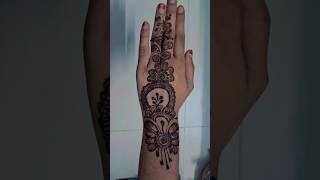 back hand henna design #arsh henna