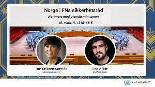 Digital skoletime: Norge i FNs sikkerhetsråd