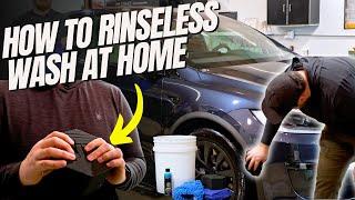 How To Wash Your Car In Your Garage With Rinseless Washing @GlanzenDetailing