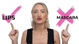 No Mascara + BOLD LIP | Fall Makeup Trend