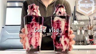 (Eng)🫐I very very like blueberry🫐/ cafe vlog / asmr