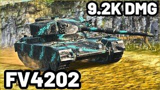 FV4202 | 9.2K DAMAGE | 1 VS 3 | WOT Blitz Pro Replays