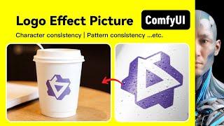 Logo effect picture｜In Context LoRA｜ComfyUI｜Workflow Download Installation Setup Tutorial