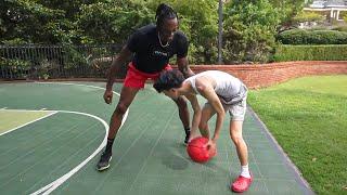 Ray Vs Dwight Howard 1v1 BASKETBALL!