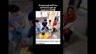 Kirti ajju doing puja together @Helloops8 @KirtiMehra @Ajju0008YT #youtube #shorts