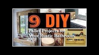 9 DIY Pallet Projects for Your Rustic Bathroom