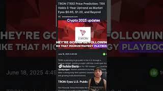 Crypto Money bag Tron trx News Updates