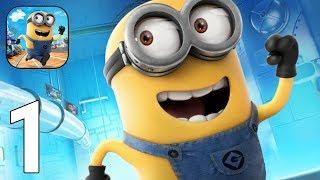 Despicable Me: Minion Rush Gameplay Walkthrough Part 1 - Tutorial [iOS/Android Games]