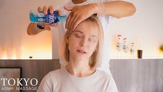 ASMR | Sleep soundly with a head massage using hair tonic