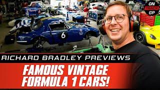 JIM CLARK'S LOTUS 18! | FITTIPALDI'S LOTUS 72! | Famous Vintage F1 Cars at Mirage Engineering!