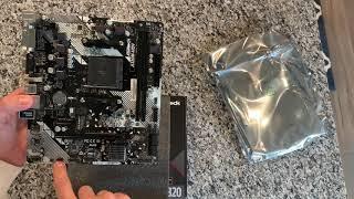 $50 AMD Ryzen Board!? AsRock A320M-HDV Unboxing And Overview