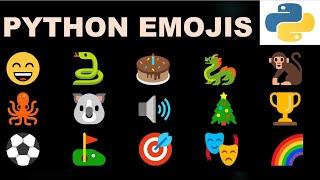 How to create Python Emojis using Emojis Package | Python Emojis Package | Python Emojis