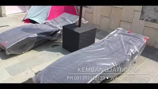 Lounger / Kursi pantai Villa Laura Ciasmara Bogor By Furniture Kembangjati