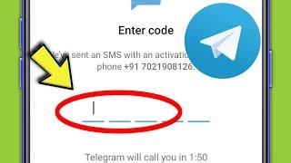 Telegram | Activation code or Otp Code Not Received Problem Solved