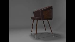 3d max modeling Modern chair