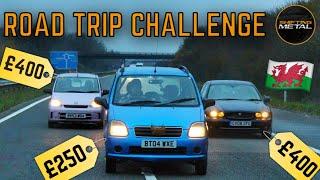 £500 AUCTION CAR ROAD TRIP CHALLENGE! 󠁧󠁢󠁥󠁮󠁧󠁿️󠁧󠁢󠁷󠁬󠁳󠁿 PT:1