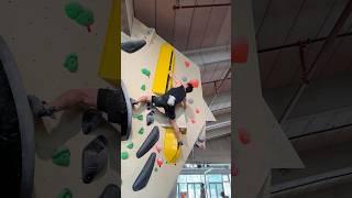 These holds at Beest Boulders in Amsterdam are super cool! #crackclimbing