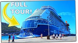 CELEBRITY BEYOND LUXURY CRUISE SHIP FULL TOUR Restaurants Casino Buffet Theater Gym Shopping