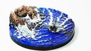 Making Sea Diorama (1/350 scale)