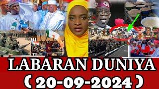 #LABARAN DUNIYA NA SAFIYAR YAU #JUMA'A 20/09/2024 #AREWA RADIO #AFRICA HAUSA TV #BBC HAUSA